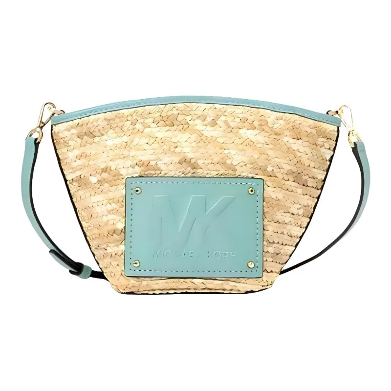 MICHAEL KORS Kimberly Plastic Tote Bag Shopping Bag Shoulder Bags Handbags Women's Blue-2
