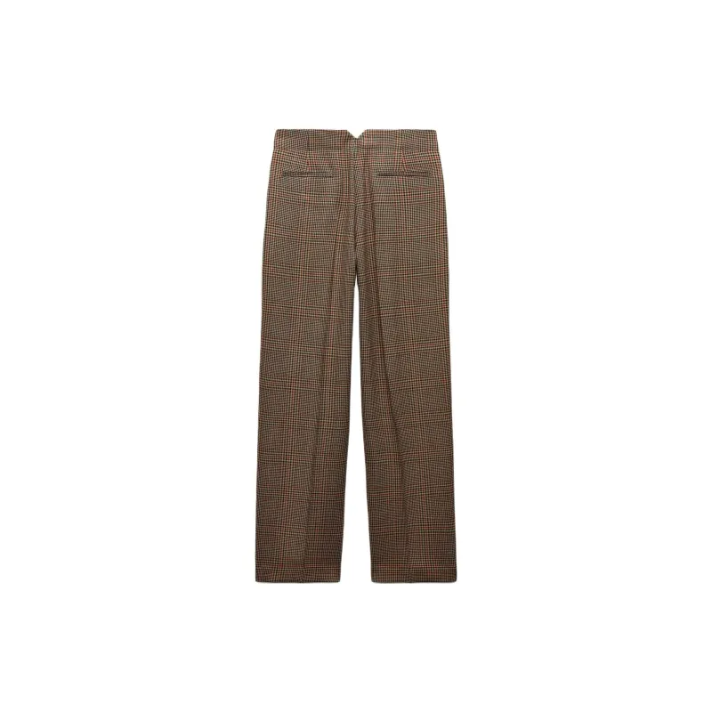 ZARA ZW Series Casual Pants Women's Light Brown-1