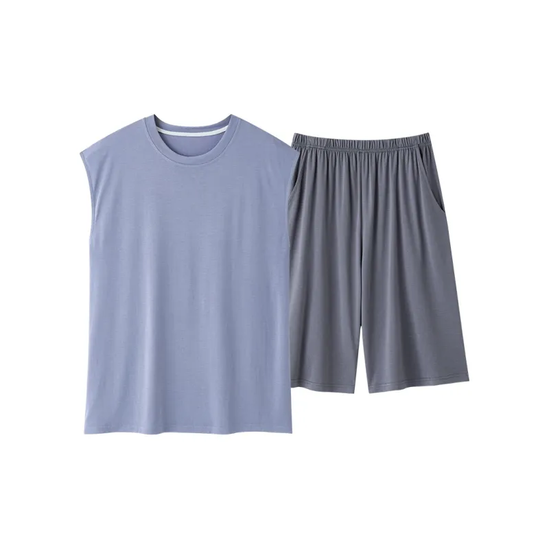 GOSO Pajama Set Men's Steel Blue-0