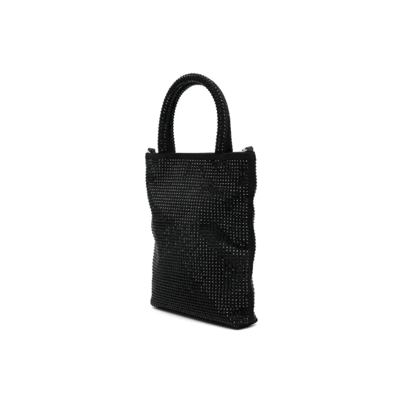 TWINSET MILANO Polyester Tote Bag Shopping Bag Shoulder Bag Handbag Mini Women's Black-1