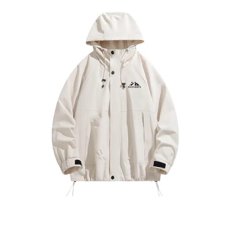Feiyue Water-Resistant Windproof Warm Water-Repellent Windbreaker Jacket Unisex-9