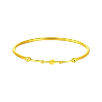 KING TAI SANG S925 Silver Bangles Unisex
