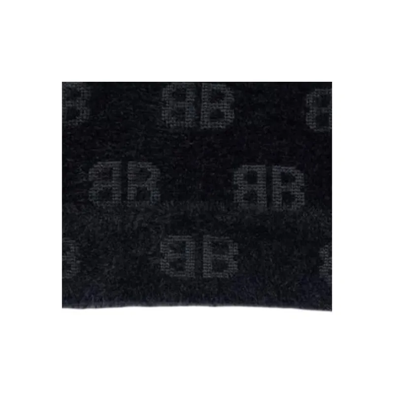 Balenciaga Wool Polyamide Beanies Women's Black-2