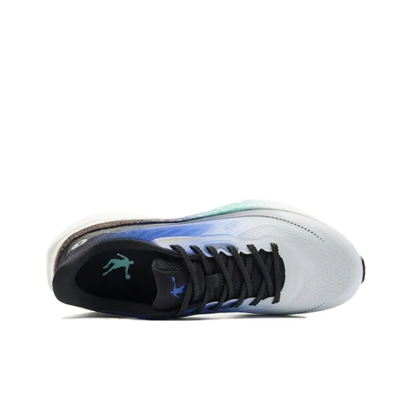 QIAODAN Boundaryless 7.0 Running Shoes Men Low Top Blue Black-2