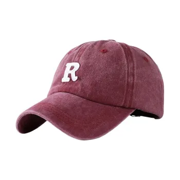 NANJIREN R Letter Baseball Caps Unisex