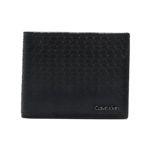 CK/Calvin Klein Calfskin Wallet Men's Black