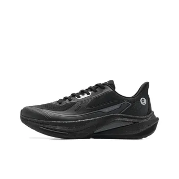 QIAODAN Boundaryless 7.0 Slip Resistant Breathable Rebound Low Top Casual Sprint Running Shoes Men's Black