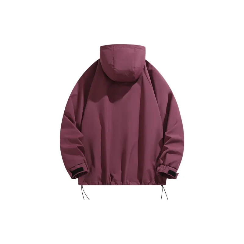 Feiyue Water-Resistant Windproof Warm Water-Repellent Windbreaker Jacket Unisex-4