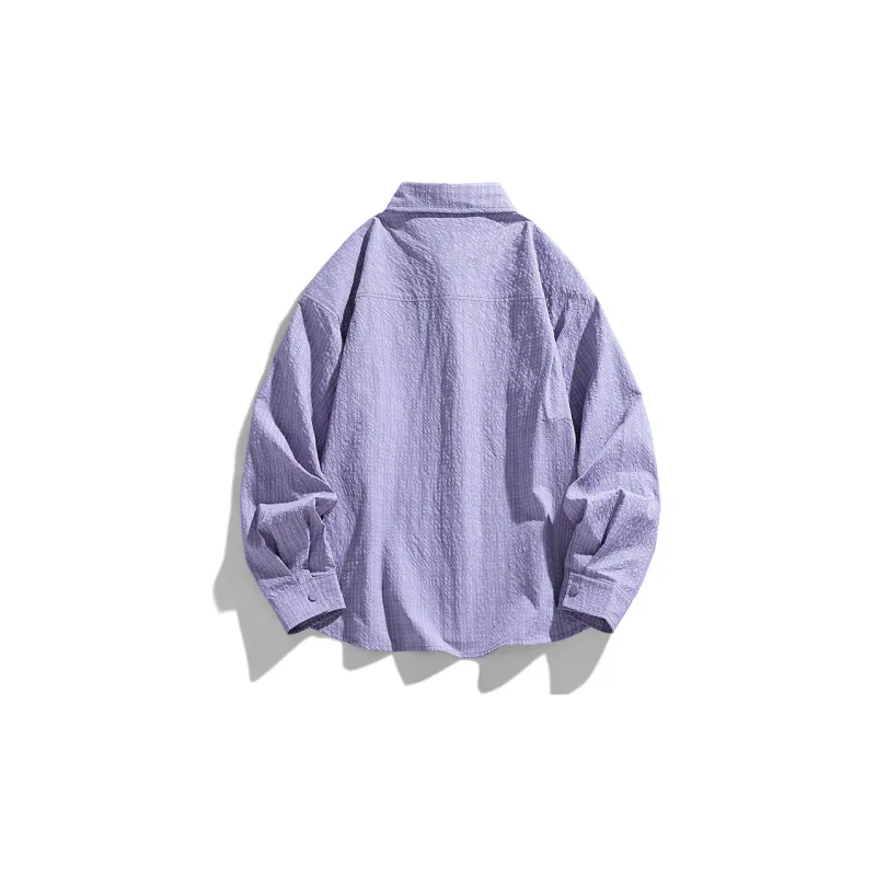 CHEVAL NOIR Shirt Unisex Bright Purple-7