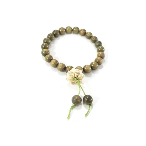 Jinghua Record Green Sandalwood Bracelets Unisex