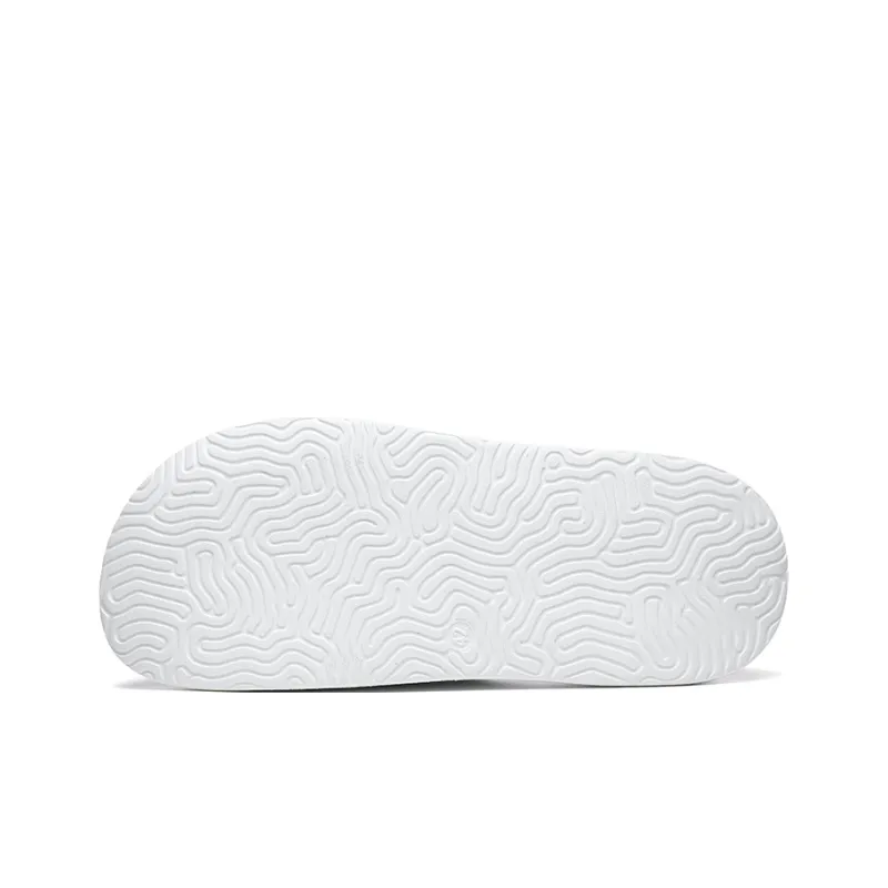 PEAK Attitude 7.0 Slip Resistant Abrasion Resistant Cushioning Slide Slippers Men's White Black-7