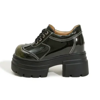 Milan Love Song Chunky Heel High Heels 10cm Women's Black
