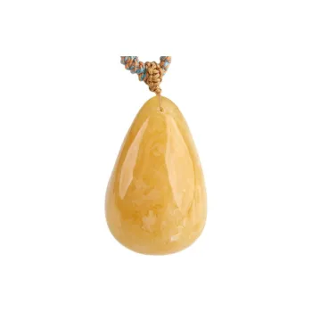 Ou Said Jewelry Amber Beeswax Necklaces Unisex