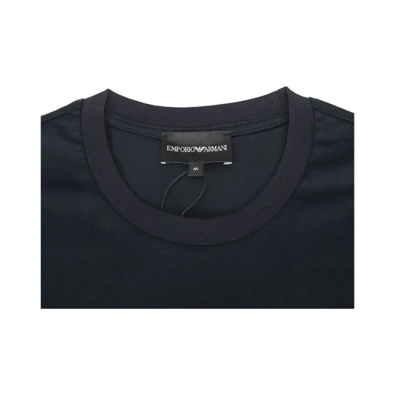 EMPORIO ARMANI T Shirts Men Dark Blue-2