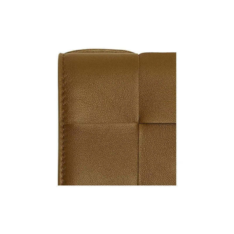 Bottega Veneta Sheepskin With Cow Leather Card Holder Women's Acorn-3
