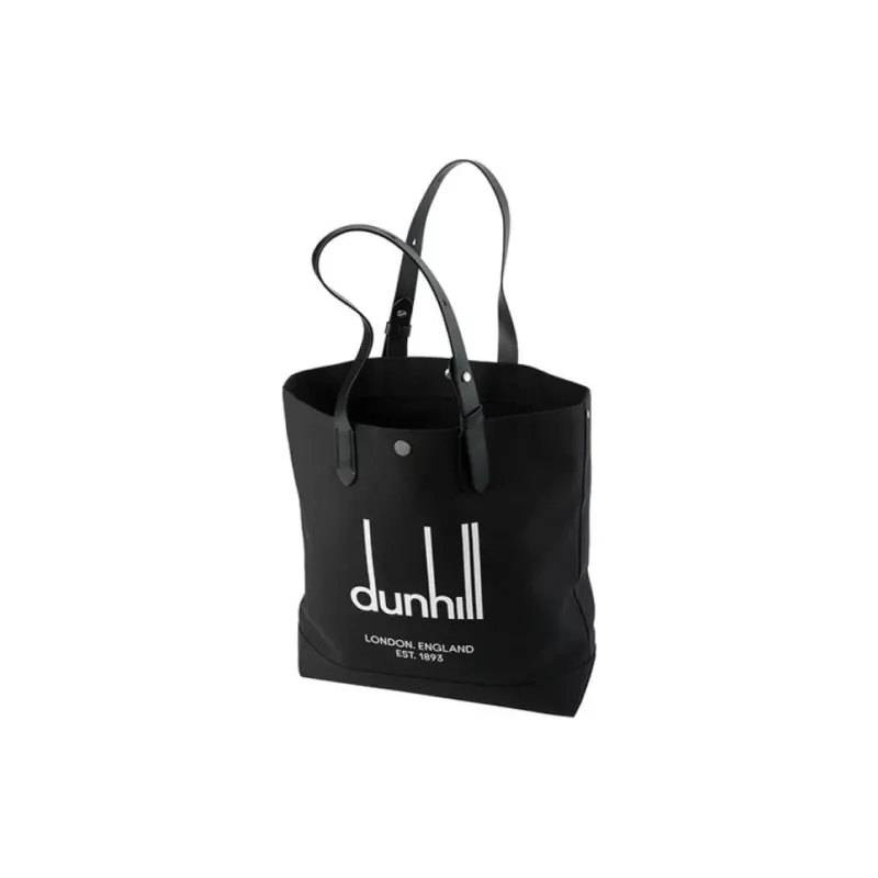 Dunhill Canvas Tote Bag, Shopping Bag, Canvas Bag, Shoulder Bag, Handbag Men's Black-2