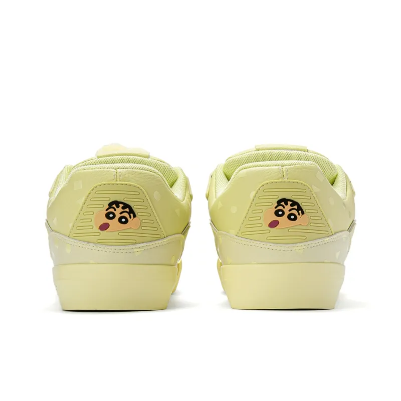 Crayon Shinchan x MINISO Low-Top Skateboard Shoes Unisex Beige Apricot-13