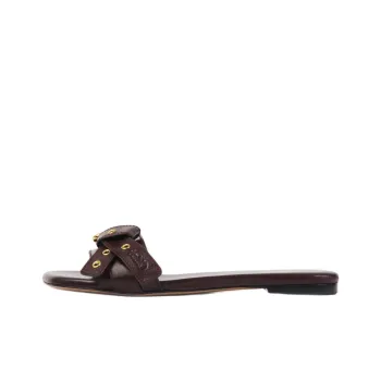 Chloe Slide Slippers Women's Deep Red