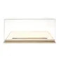 1:24 White Leather One-Piece Base Display Case