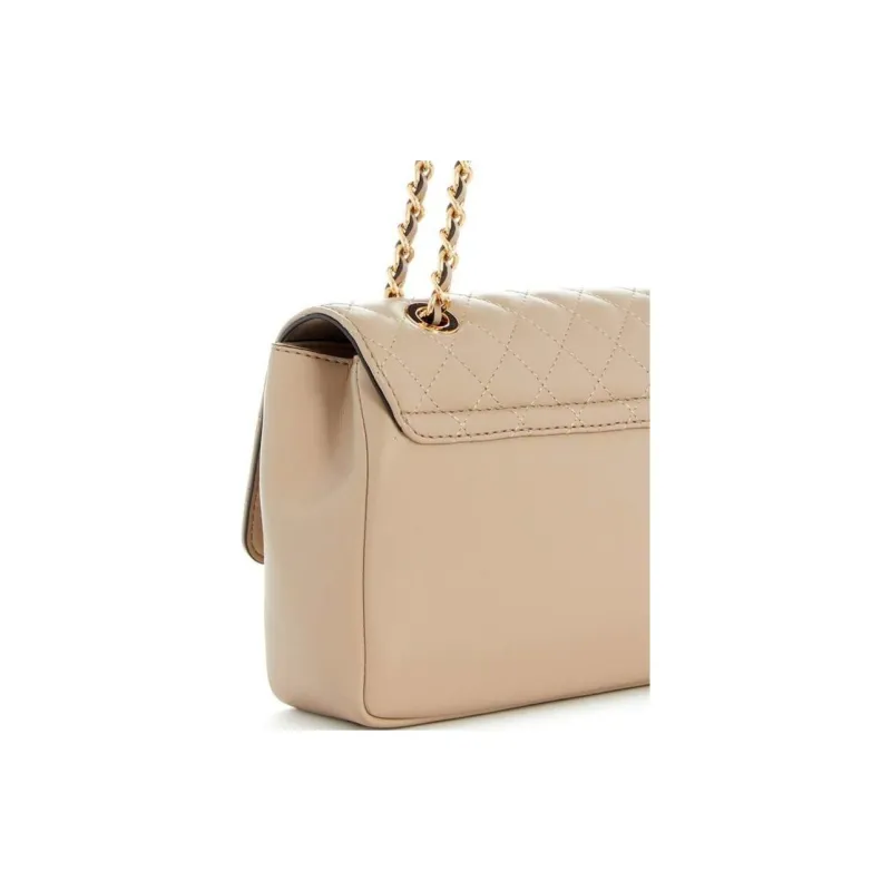 GUESS Artificial Leather Handbag Shoulder Bag Crossbody Bag Women's Taupe-3