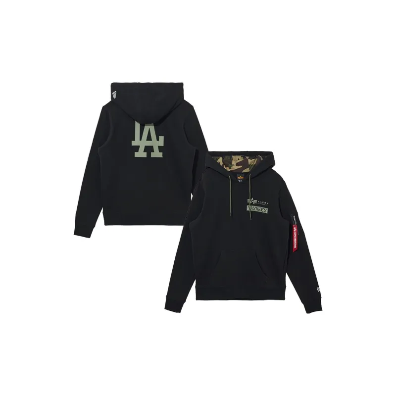 New Era x Alpha Industries Sweatshirt Unisex Black-2
