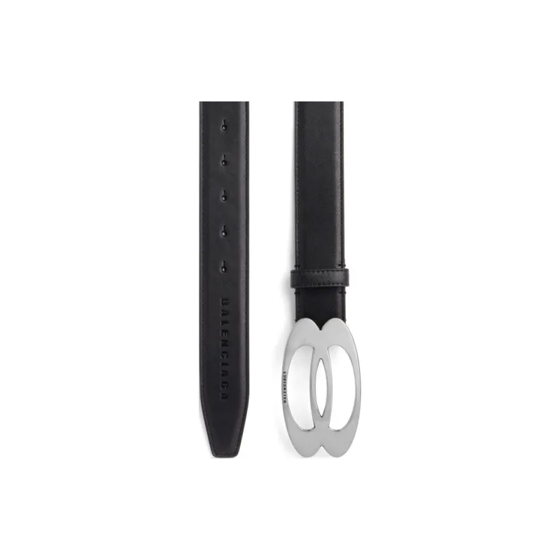 Balenciaga Unity Logo Plaque Belt-1
