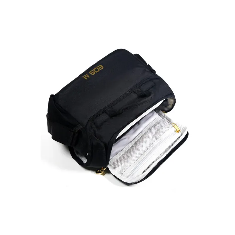 Canon Original Camera Bag, Mirrorless Camera Bag R100 R50 G7X SX740 SX70 285HS M50 M6 200D One Shoulder Black Gold Bag-5
