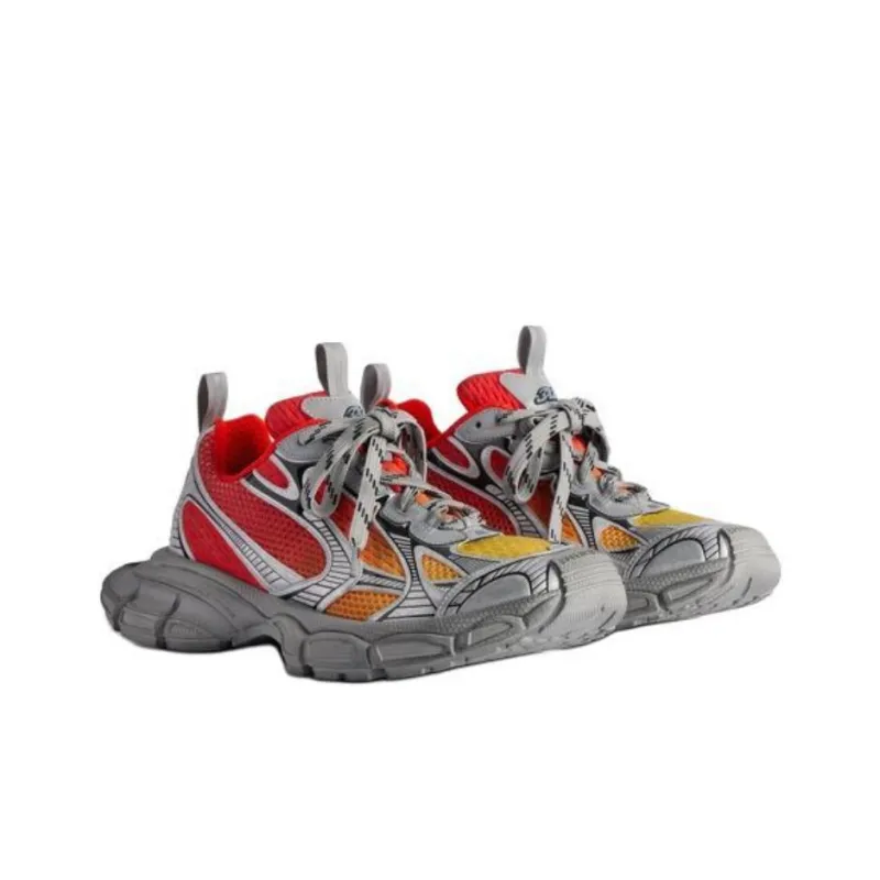 Balenciaga 3XL Gradient Low Top Casual Shoes Men's Gray-2
