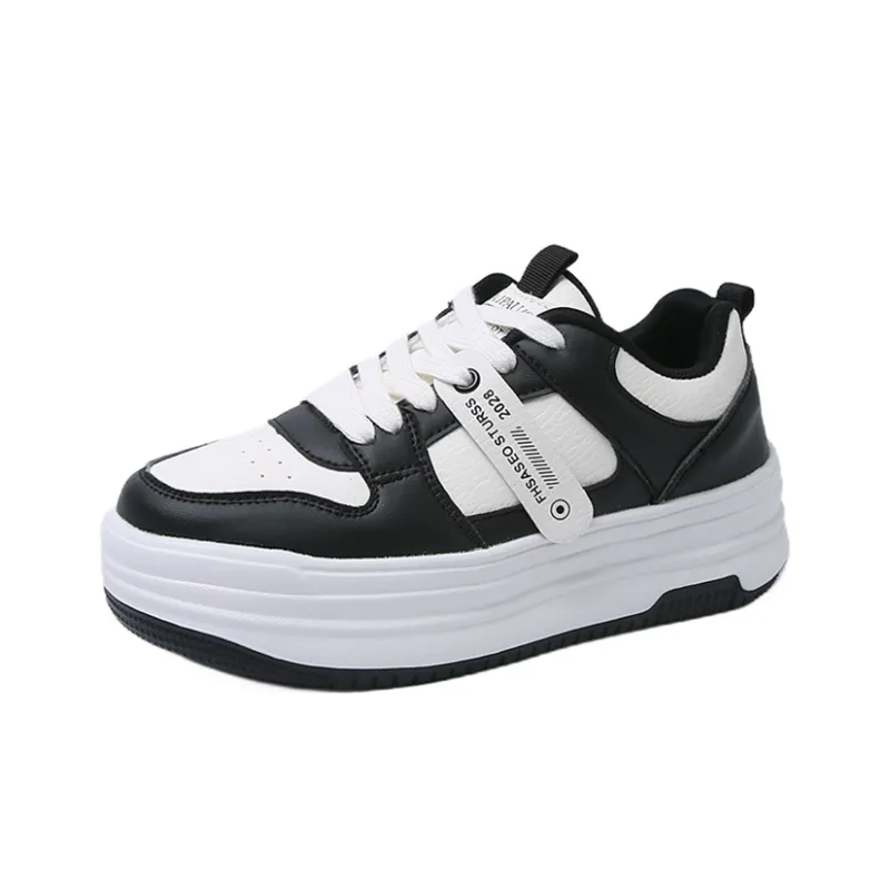 Jerden Smith Anti Slip And Wear Resistant Height Increasing Low Top Skateboard Shoes Women's-4