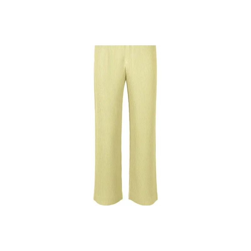 Homme Plissé Issey Miyake SS23 Casual Pants Men's Yellow-2