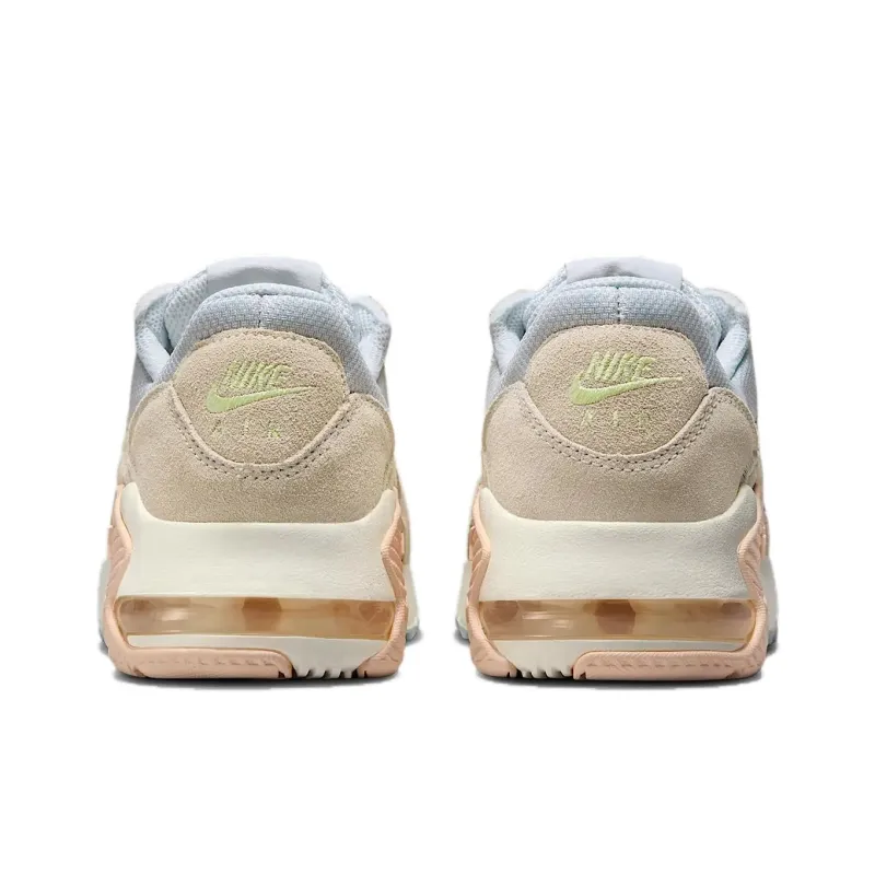 Nike Air Max Excee Anti Slip Wear Resistant Low Top Running Shoes Women's Beige Pink-4
