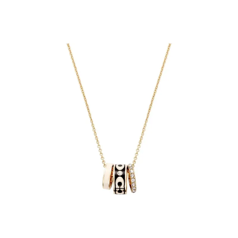 COACH Brass, Enamel, Glass Necklaces Women's-1
