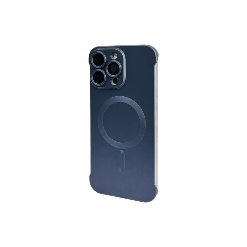 Sopi Acrylic Material Magnetic Bezel less Phone Cases Compatible With IPhone 16/15 Pro Max/Apple 13/14 Pro/Max-11