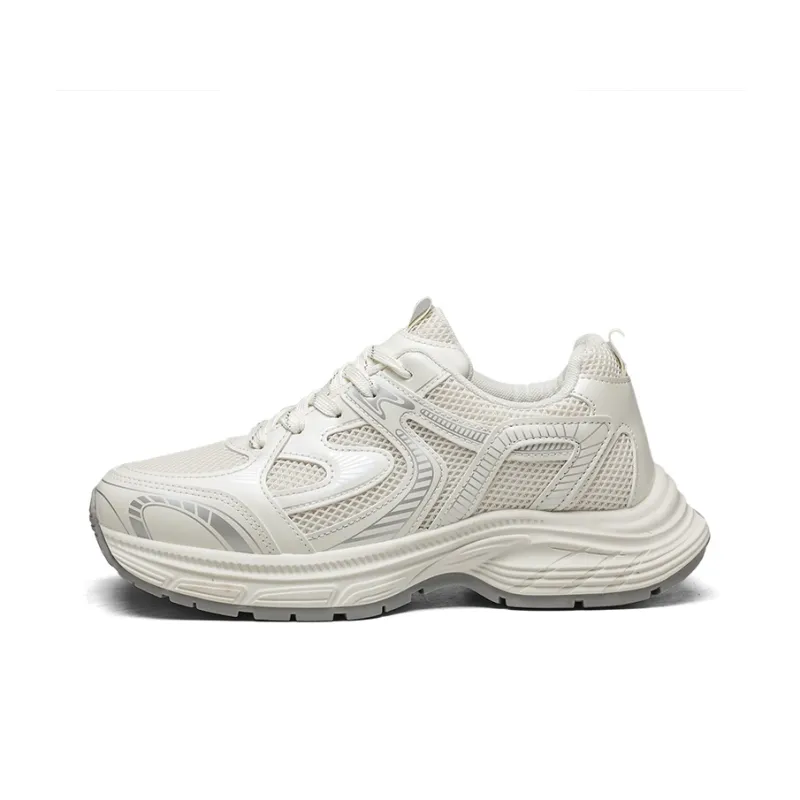 NANJIREN Cushioning Height Increasing Support Wear-Resistant Breathable Slip-Resistant Low-Top Chunky Sneakers Men's-4