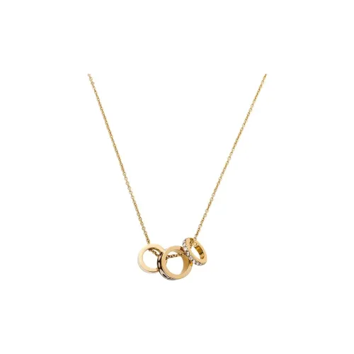 COACH Brass Enamel Glass Necklaces Women's