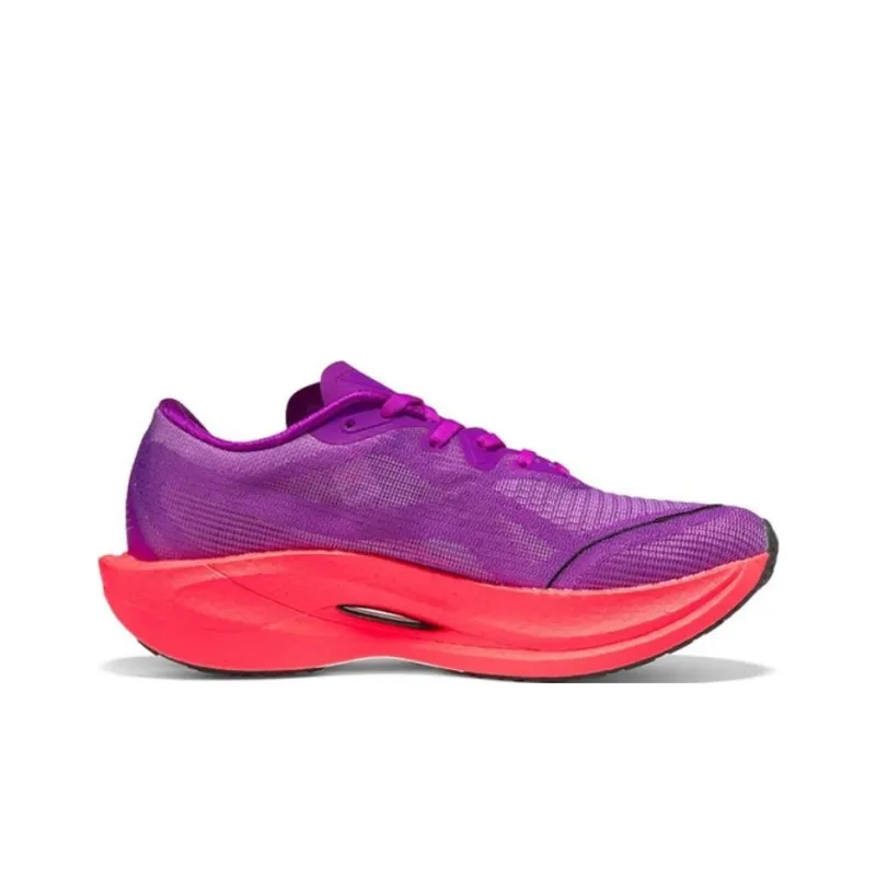 361° Slip Resistant Breathable Coverage Low Top Casual Sprint Running Shoes Men's Purple Red Mismatched-2
