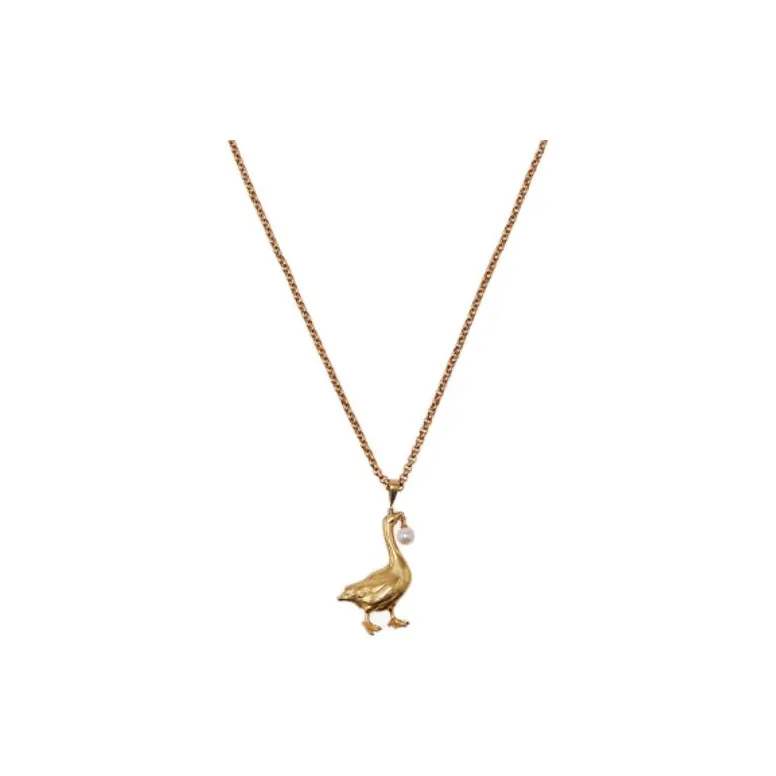 MOSCHINO Goose-pendant Necklace-0