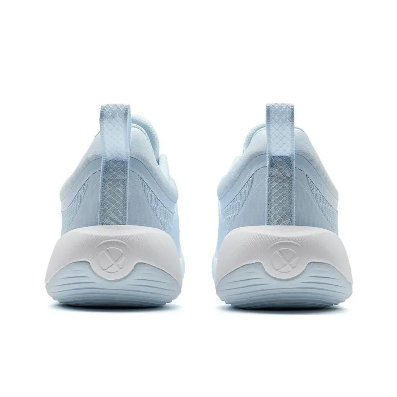 XTEP Durable Cushioning Grip Low Top Basketball Shoes Men's Light Azure-4