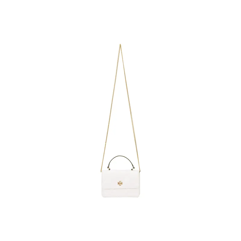 TORY BURCH Kira Nappa Leather One Shoulder Crossbody Portable Wallet Mini Women's White-0