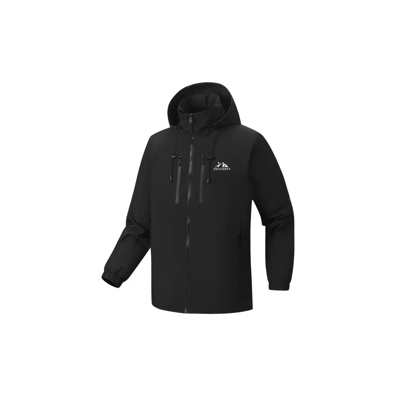 Feiyue Water-Resistant Windproof Warm Water-Repellent Windbreaker Jacket Unisex-0