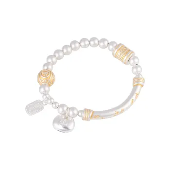 JINLUWANG 999 Fine Silver Bracelets Unisex