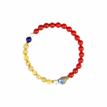 ZUIWENGLANGYASHANWENCHUANG Cinnabar Jade Bracelets Unisex
