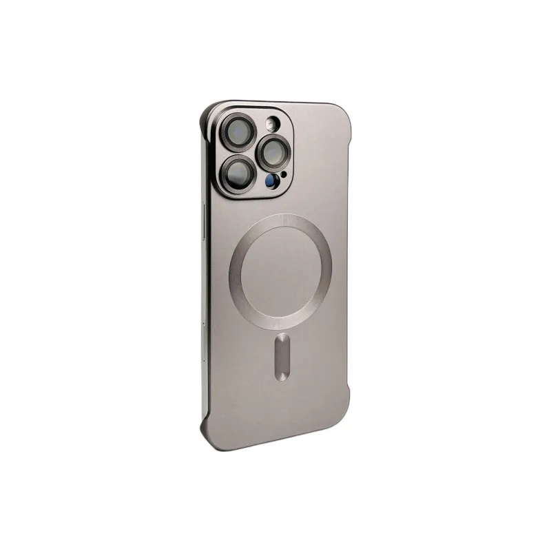 Sopi Acrylic Material Magnetic Bezel less Phone Cases Compatible With IPhone 16/15 Pro Max/Apple 13/14 Pro/Max-19