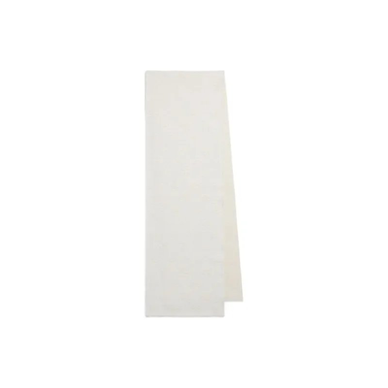 Balenciaga Wool Polyamide Knit Scarves Unisex White-0