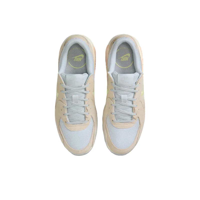 Nike Air Max Excee Anti Slip Wear Resistant Low Top Running Shoes Women's Beige Pink-3