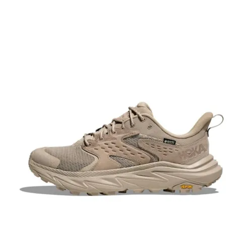 HOKA ONE ONE Anacapa 2 Anti Slip Wear Resistant Low Top Trekking Shoes Men's Light Brown