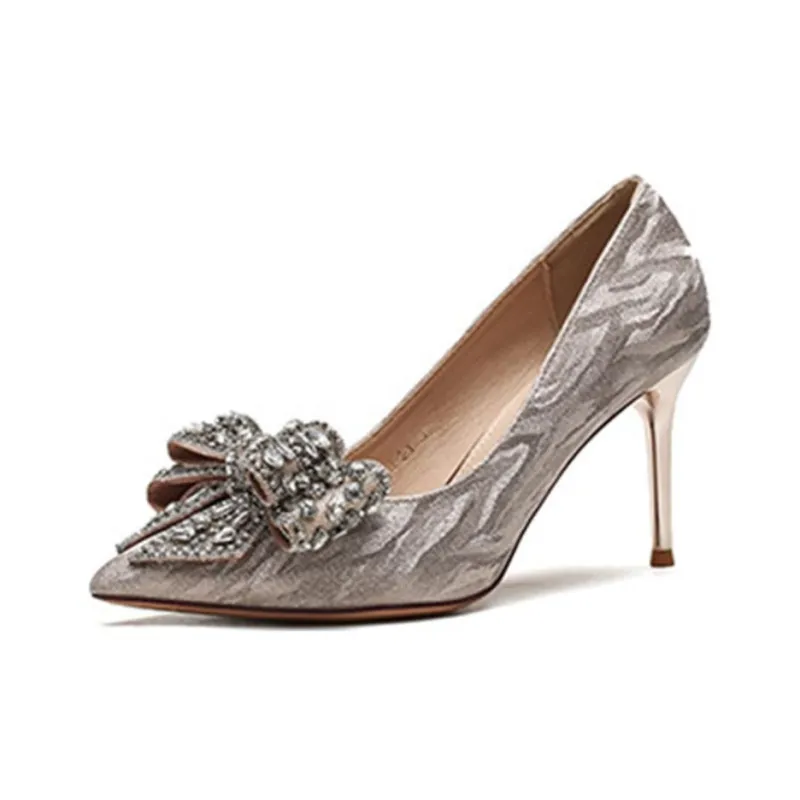 Than Than Me Slim Heel High Heels Women's-5