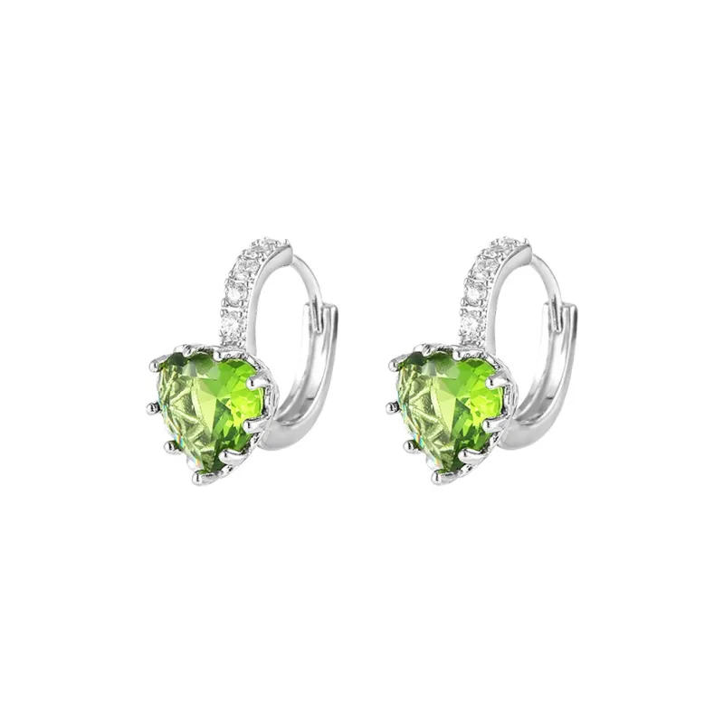 MISS XIA JWY 925 Sterling Silver Stud Earrings Women's-0
