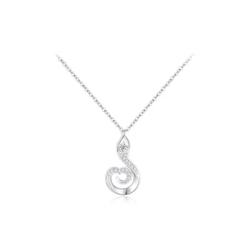 D.K.X S925 Silver Necklaces Unisex