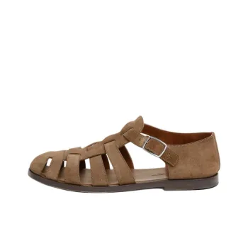 Loro Piana Maxime Walk Roman Sandals Men's Brown